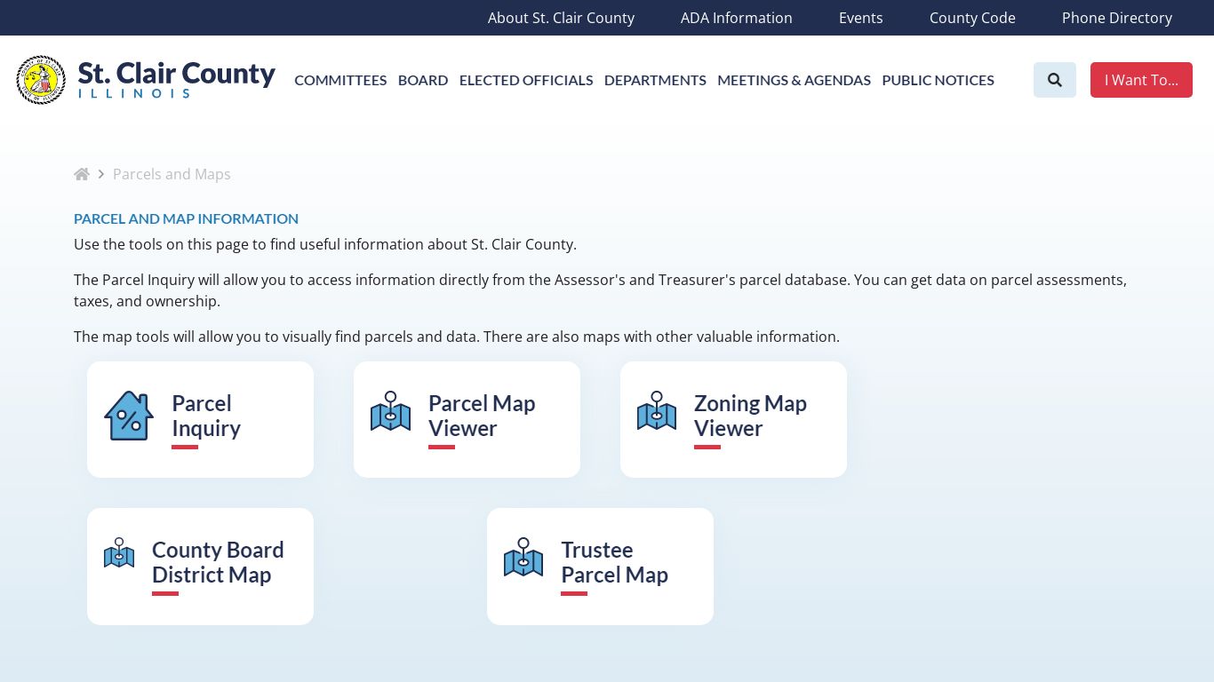 Parcels and Maps | St. Clair County Illinois